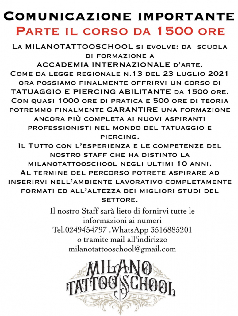 ANNUNCIO IMPORTANTE